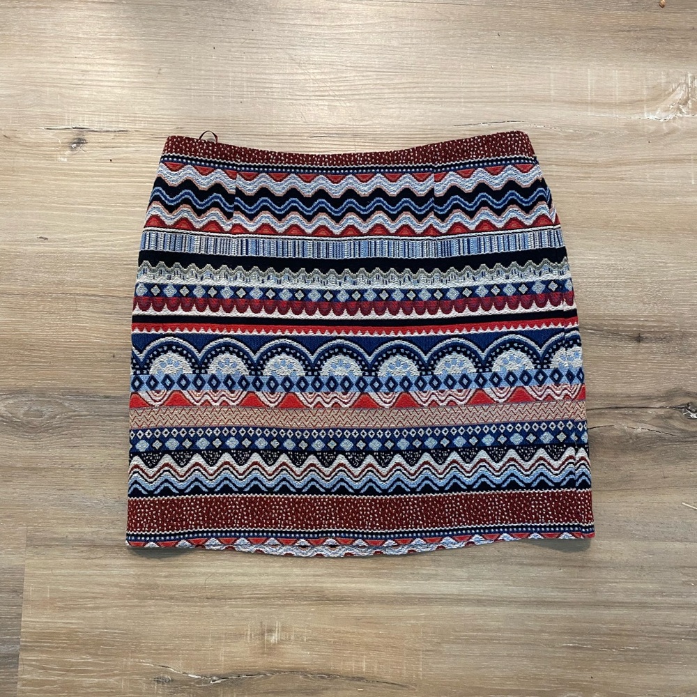Multicolor Patterned Women's Skirt